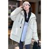 Large Size New Short Down Cotton-padded Hooded Casual Couple Tooling Cotton-padded Women's Jacket Jacket