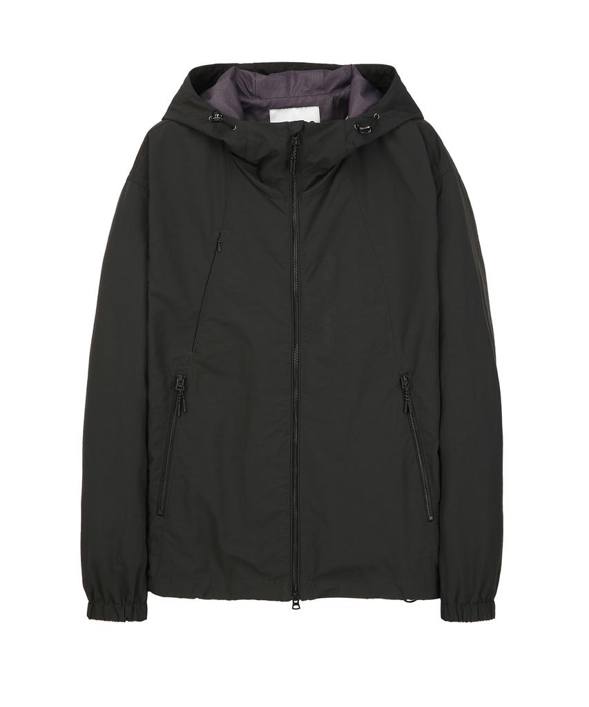 IL CORSO Toray Functional Hooded Jacket Charcoal Grey