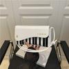 Summer New Beautiful Piano Pattern Casual Small Square Bag Girl Retro Casual Shoulder Messenger Bag Bag Woman