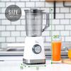 Juice Mixer 1000ml Vegetable Fruit Smoothie Lightweight Blender Votre White [Yamazen] Juicer, Ice-Crushing MJB-T100(W)