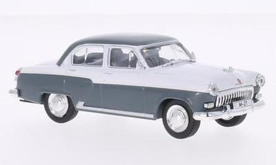 Wolga GAZ Model Finshed WhiteBox / M21, Grey/white, 1959, Car, Model, 143