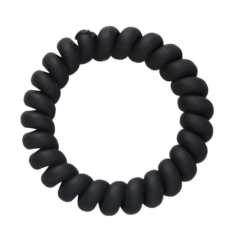 Accessories Frosted Color Matte Big Telephone Wire Girl Hair Rope Hair Ties Rubber Bands Hairbands