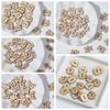 20 Pcs Bear Cat Shape Buttons Wooden Sewing Buttons Creative Projects Fish Buttons  Clothing Sewing