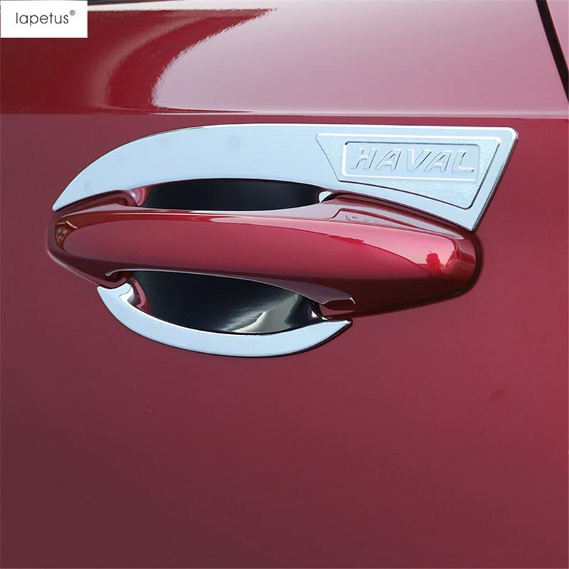 Car Outer Door Handle Bowl Protection Decoration Cover Trim Fit For Haval H6  - 2024 ABS Chrome / Carbon Fiber Accessories