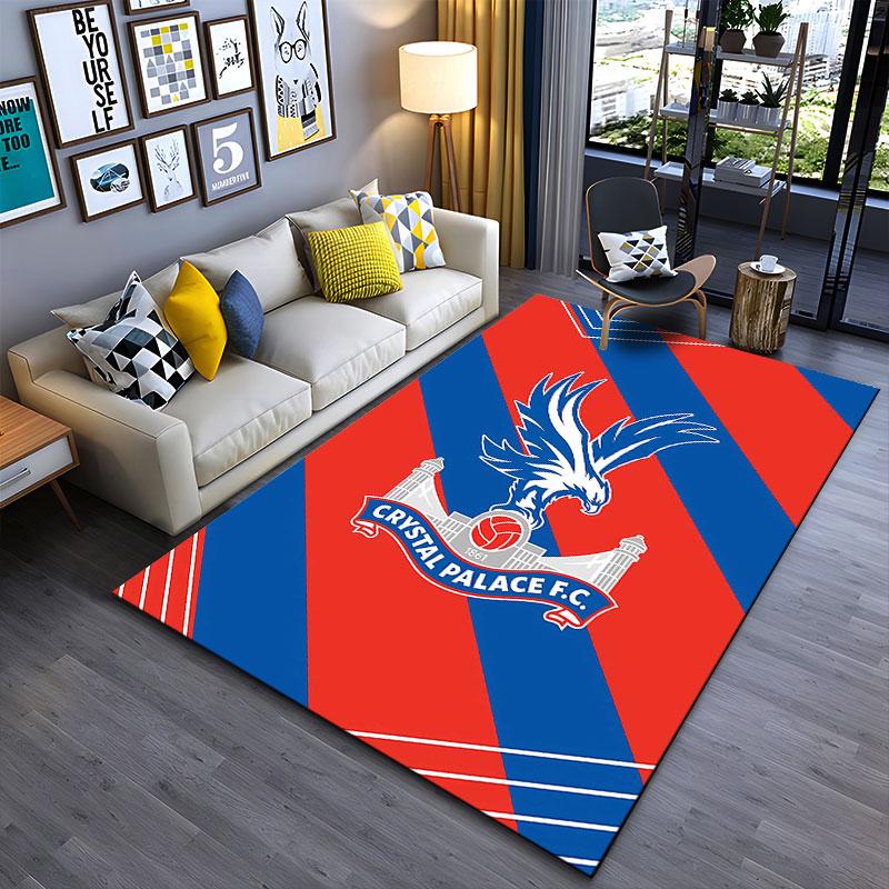 Crystal Palace FC Logo Carpet suitable as a non-slip mat for the living room or bedroom sofa