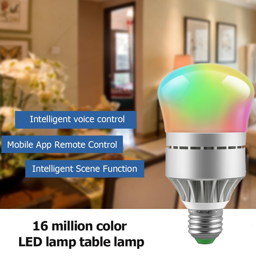 Buy E27 IP68 WIFI Smart LED Bulb Timing Voice Control Multi-color ...