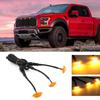 Areyourshop 3 Stück Bernstein Linse Bernstein LED Lampe Raptor Frontgrill Tagfahrlicht passend für Ford F-150