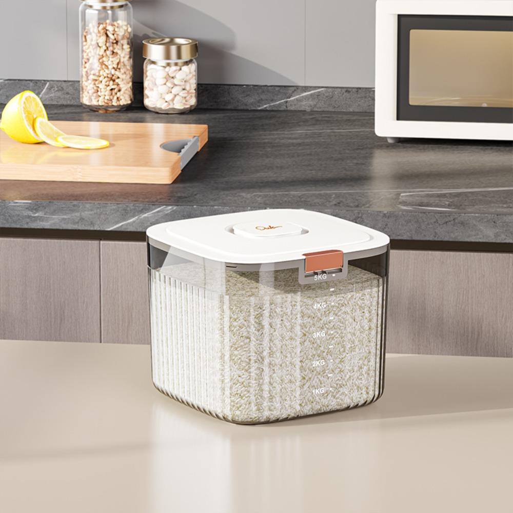 

5/10/15 кг Герметичный контейнер для риса Ведро для риса большой вместимости Новое ведро для хранения порошка 5kg