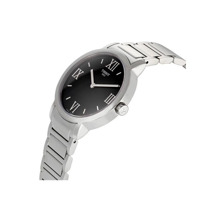 TISSOT Quartz Movement Women's Watch 34mm Black Dial Stainless Steel Case Stainless Steel Watchband T034.209.11.053.00