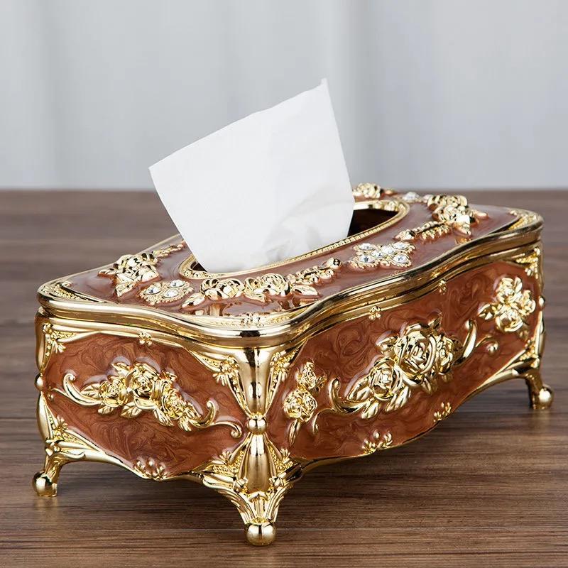 European Style Tissue Box – High-End Napkin Holder for Home or Hotel Use