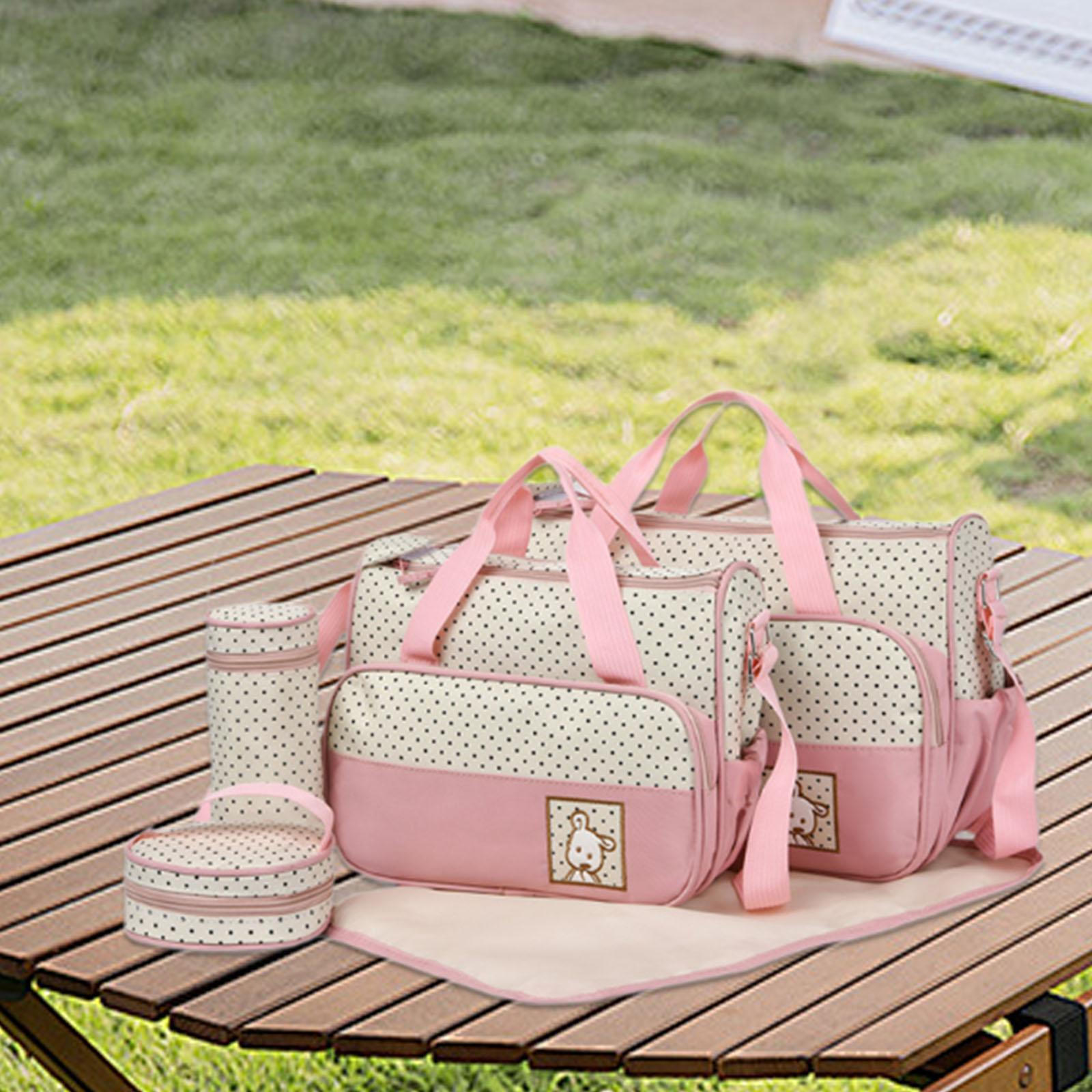 

Набор сумок для подгузников, сумка для подгузников с пеленальной подушкой, дорожная сумка для переноски, многофункциональная для