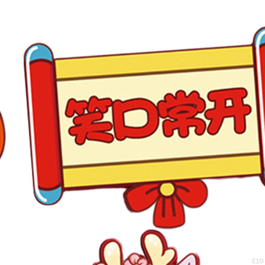 6x Chinese Year Refrigerator Magnets for Party Supplies Home Locker