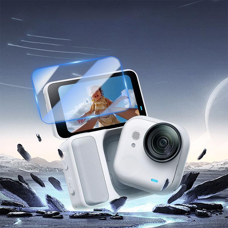 2Pieces Tempered Glass For Insta360 GO Ultra Screen Protector HD Protective Films For Insta360 GO Outdoor Gadgets
