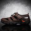 Summer Luxury Sandals Men Breathable Genuine Leather Outdoor Sandalias Trekking Casual Beach Shoes Male Loafers Big Size 38 -48