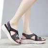 New 2025md Lightweight Sandals Casual Sports Comfortable Thick Sole Velcro Large Size Women's Shoes Fashionable And Versatile