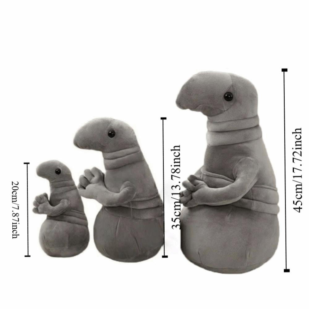 20cm/35cm/45cm Alien Plush Doll The Russian Zhdun Plush Statue Doll Monster Plush Toy Holiday Gift