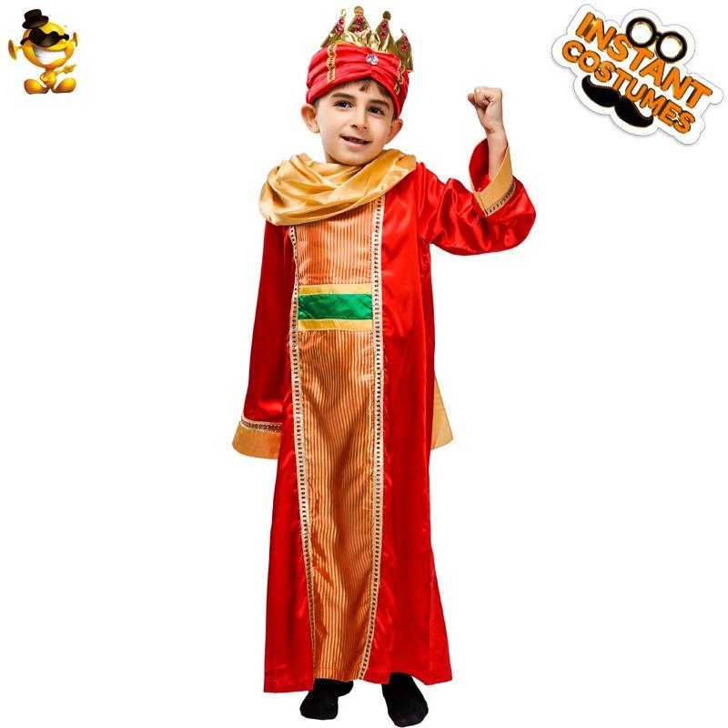 Partykleidung, Bühnenkleidung, Maskerade, Tanzkleidung, Partykleidung, Verteilung von Kleidung für kleine Prinzen