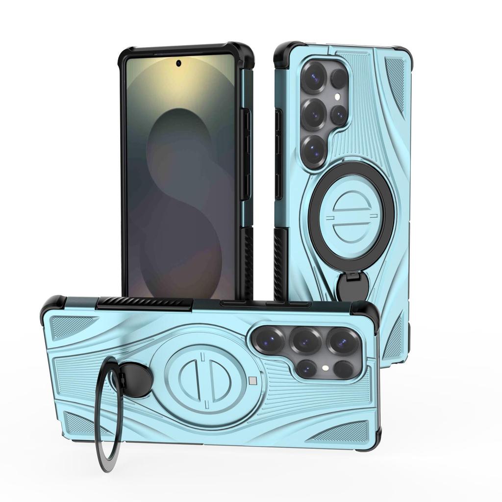 Applicable to Samsung S25Ultra Star Ring Magnetic Mobile Phone Case S25Plus Bracket Anti-drop S25 Protective Case