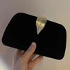 Women's Fashion Classic Leaf Buckle Box Dinner Bag Clutch Party Bag Annual Party Reception Handbag Chain Bag Wedding Mini Ba
