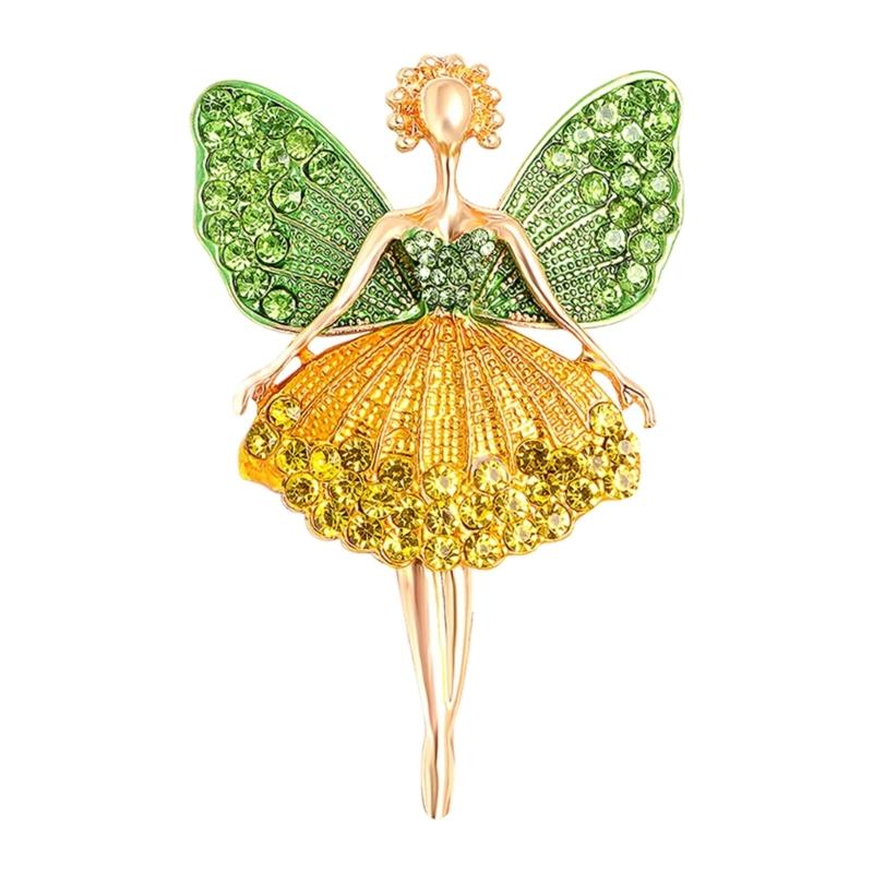 Alloy Ballet Dancer Brooch Pin Comfort Fit for Long Hours Use in Workplace School Multifunctional Accessory