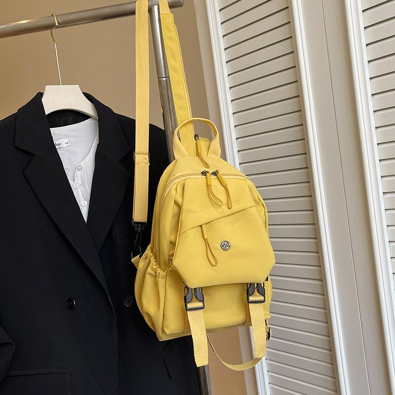 Lightweight New Backpack Multifunctional Shoulder Bag Solid Color Backpack Fashion Messenger Bag High Value Casual Messenger Bag