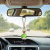 Car Hanging Glass Bottle Air Freshener Empty Bottle Aromatherapy Pendant Diffuser Auto Rearview Mirror Car Air Freshener