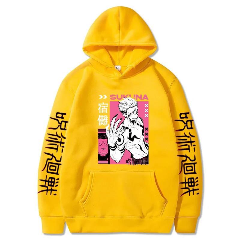 Autumn Winter Anime Printed Sweatshirts Jujutsu Kaisen Hoodie Sweatshirt Men Womnen Fashion Brand Design Hoodies