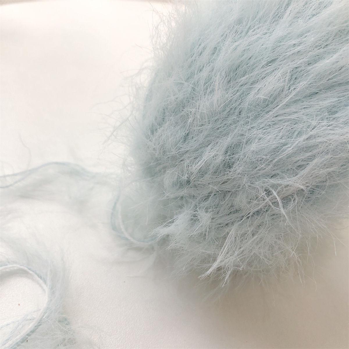 Набор для вязания крючком из смеси норковой шерсти: Материалы для шарфов и сумок