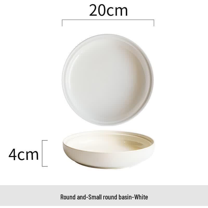 Ru Han Japanese Style Bone China Serving Plate