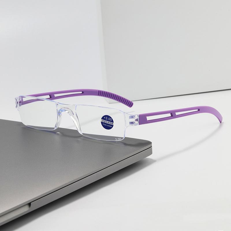 New Fashion Reading Glasses Men Ultra-Light Retro Rimless Corrective Eyewear Women Transparent Computer Eyeglass +1.0 +1.5 +2.0