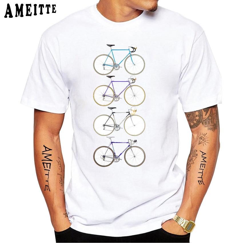 Colnago Master Mexico Saronni Road Bicycle Classic Print T Shirt Men S Short Sleeve Bike
