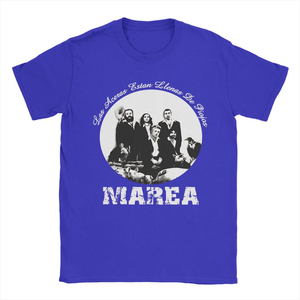 Unisex T-Shirt Marea Band Neuheit Baumwolle T-Shirt Kurzarm T-Shirts Rundhals Oberteile Druck