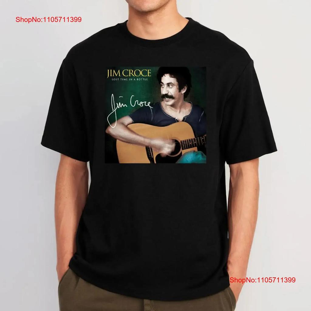 Jim Croce Signature T Shirt Classic Folk Rock S 5xl Long Or Short Sleeves Vintage Washed Stylish Comfortable Stretched Soft
