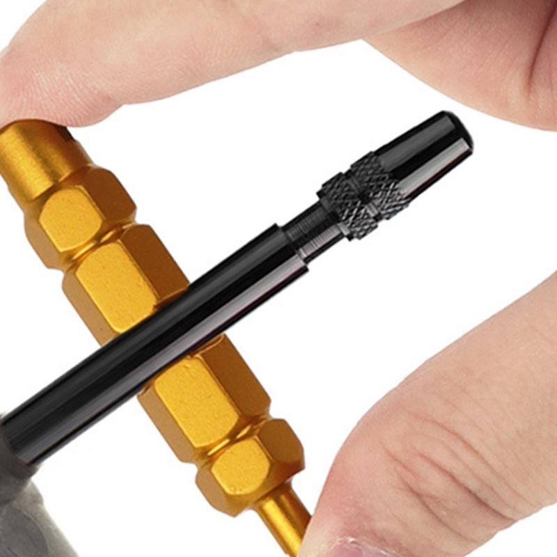 Professional Aluminum Alloys Tire Valves Remover Compacts Tire Valves Tool Instants Installation Cycling Essential