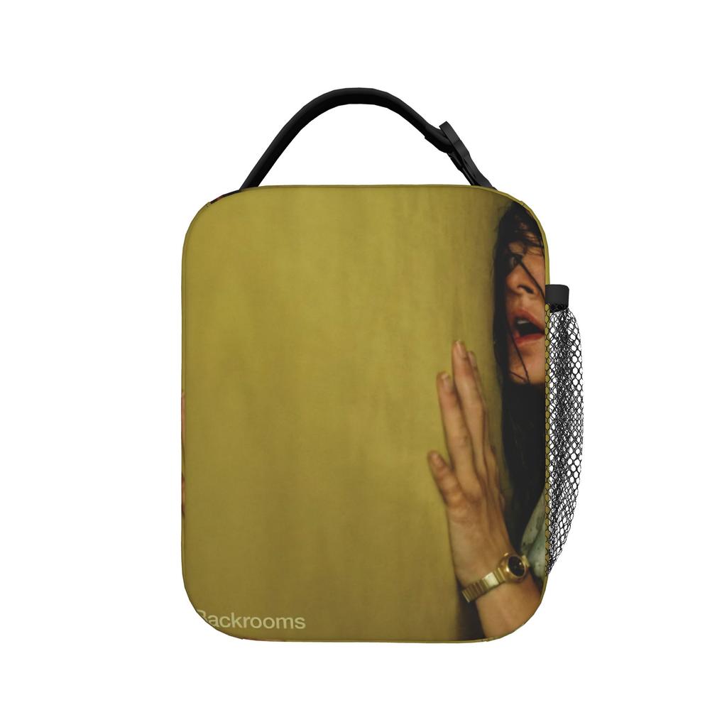 Backrooms Horror Movie 2026 Thermal Insulated Lunch Bag for Work Portable Food Bag Container Men Women Thermal Cooler Lunch Box