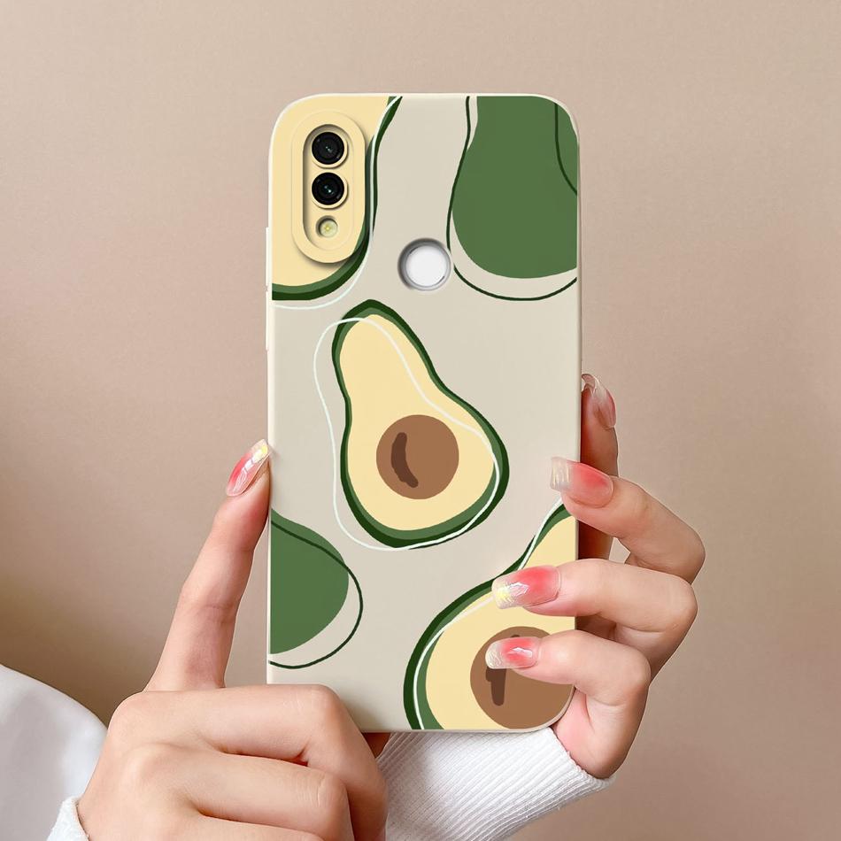 Case Cover For Redmi 7 Cartoon Soft Smooth Liquid Silicone Full Protection Anti Choc Phone Cover For Xiaomi Redmi7 Bumper Fundas