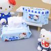 Sanrio Hello Kitty Baby Feuchttücher, 80 Stück - Dicke Einwegtücher zur Hand- und Mundreinigung