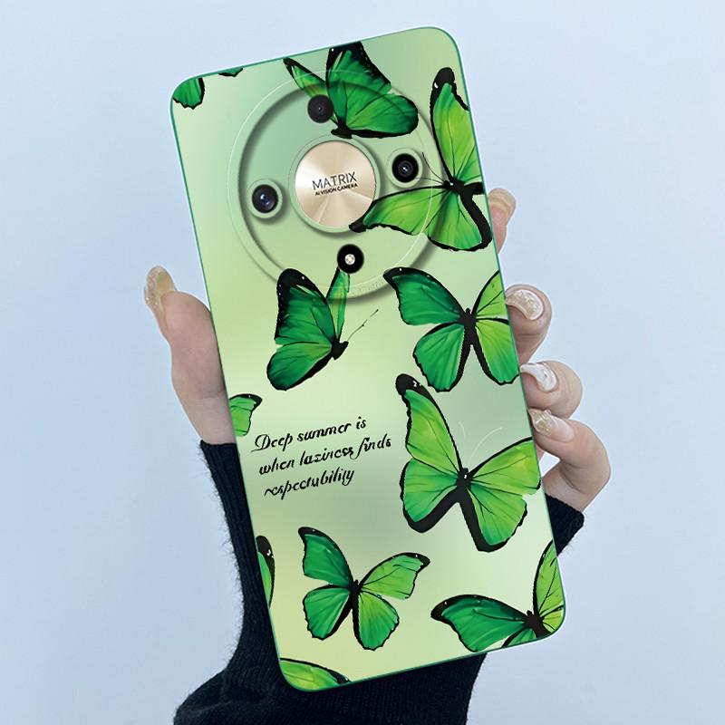 For Honor Magic5 Lite 5G Case Simplicity flower Silicone Soft Back Cases For Magic6 Lite 5G Cover Magic 5Lite 6Lite Bumper Shell