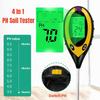 Digital 4 In 1 Soil PH Meter Moisture Monitor Temperature Sunlight Tester for Gardening Plants Farming with Blacklight