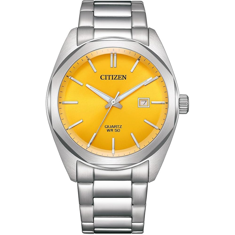 Citizen Quartz Men s Watch BI5110-54Z Yellow Overseas Model