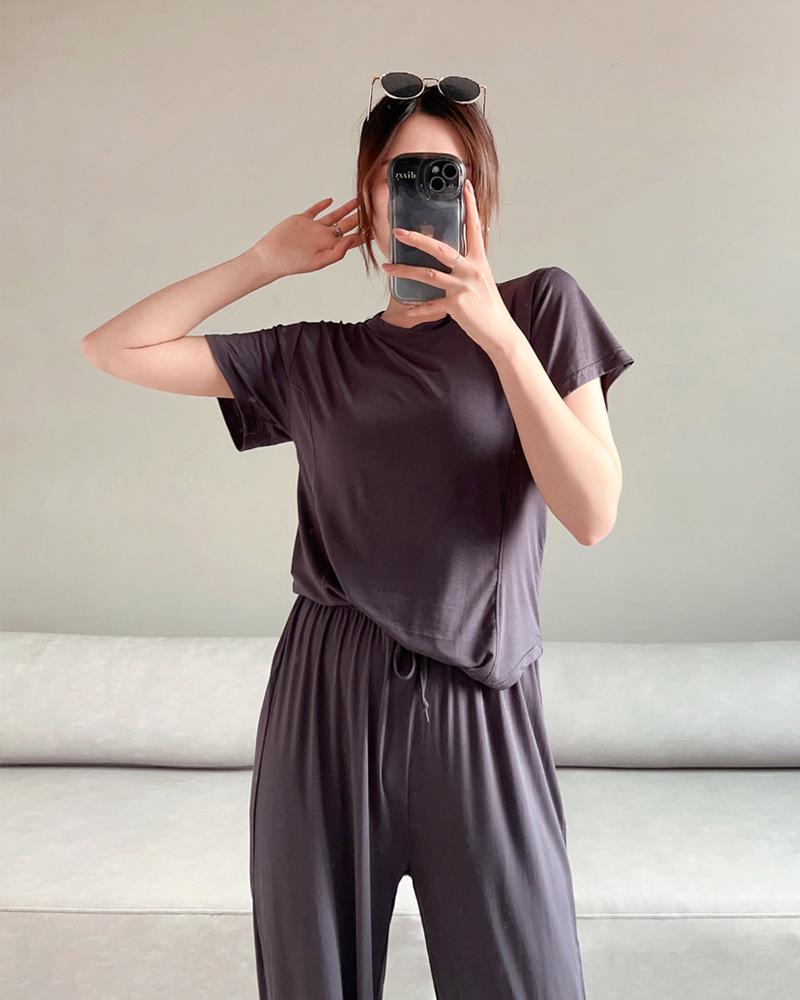 Women's Short Sleeve Modal T-Shirt - Fashionable, Versatile, Slimming Summer Blouse