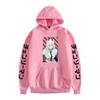 Bluza z kapturem Chainsaw Man Cartoon Bluza z kapturem Anime Nadruk Fajny KRESKÓWKA Pulower z kapturem Unisex