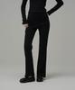 Une Cotton Side Button Point Pants_Black