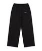 COVERNAT One-Pleat Semi-Wide Fit Fleece-Lined Sweatpants Black