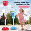 Seifenblasenmaschine für Kinder Ein-Knopf-Automatische Seifenblasenmaschine Bunte LED-Lichter Und Musik Kreative Straßenlaterne Seifenblasen-Spielzeug für Outdoor-Partys Und