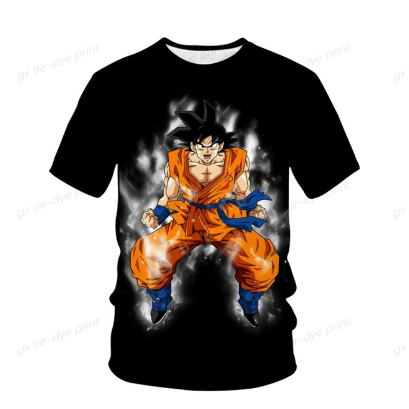 2025 Dragon Ball Z Tshirt Vegeta Clothes Men Short Sleeve Cartoon Super Saiyan T-shirt Jersey Streetwear Summer Goku Gmy Tops