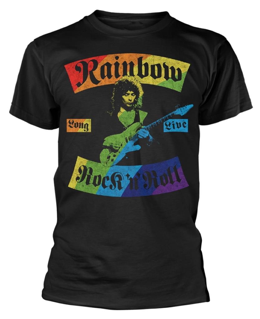 Rainbow 'Long Live Rock N Roll Rainbow' (Black) T-Shirt