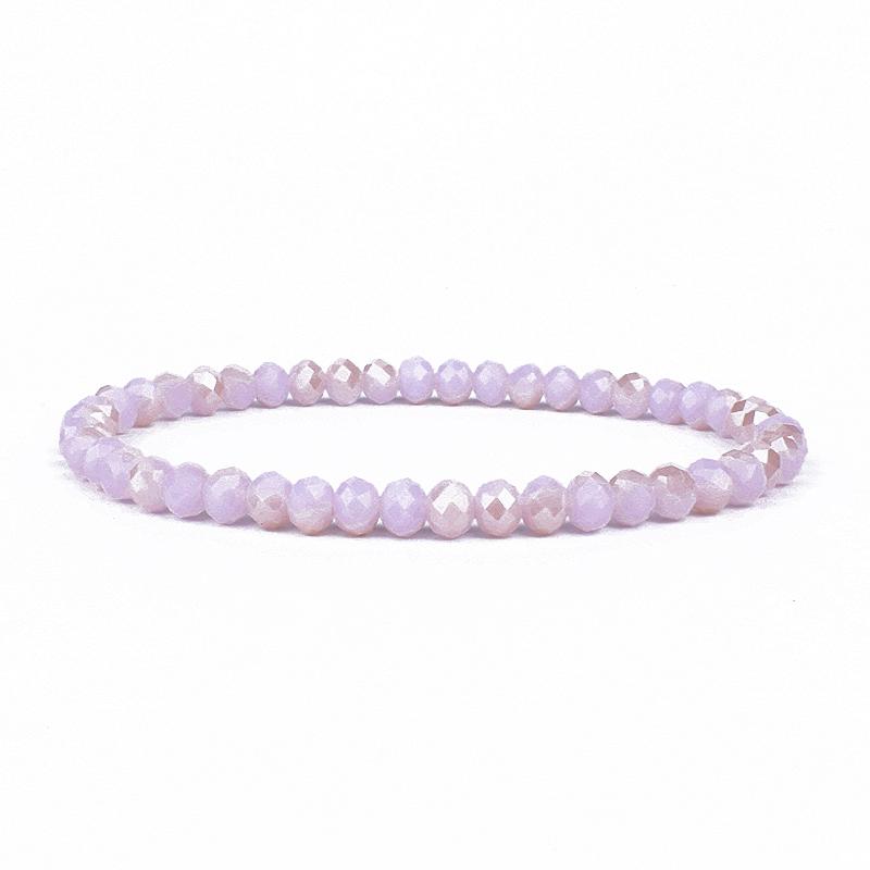 Mini Geslepen Kristal Armband Dames Luxe Kralen Dames Armband Mode 6/8mm 41kleur Kristallen Kralen Armband Vriendschap Sieraden