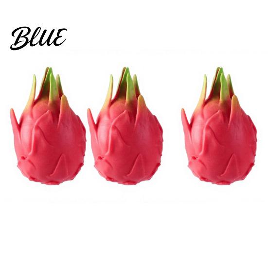 Dragon Fruit Stress Toy 1/2Pcs Simulation Squeeze Relief Dragonfruit Sensory Ball Soft Stretchy Shape Home Office Desk Reliever