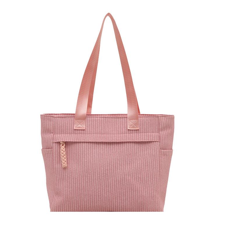 Fashionable Orange Soft Shoulder Bag With Top Zip Closure For Streetwear Look